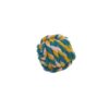 Monkey Fist Cotton Ball is a versatile playtime thrown toy gentle on teeth and gums-Medium (Colours May Very)
