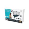 M -Pets Voyager double door wire crate offers superior security for your dogs. This anti-slip crate consists of a sturdy metal construction, folds flat