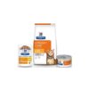 Hill's Prescription Diet c/d Urinary Care Dry Cat Food with chicken dissolves struvite stones within seven days reduces the risk of struvite and calcium oxalate stones