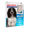 Dog Mate Dog Door Provide your pets with this 2-way lockable and sturdy pet door, that has a super lightweight flap that's also waterproof