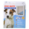 Dog Mate Dog Door Provide your pets with this 2-way lockable and sturdy pet door, that has a super lightweight flap that's also waterproof.