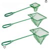 Aquarium Green Twisted Handle Square Fish Landing Net