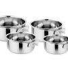Parrot stainless steel food or water bowls with  clamp holder