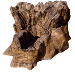 FIBERGLASS STUMP FALL AND LARGE CEDAR POND