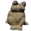 FIBERGLASS FROG SITTING ANIMAL COLLECTION