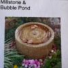 FIBERGLASS MILLSTONE & BUBBLE POND as a unit